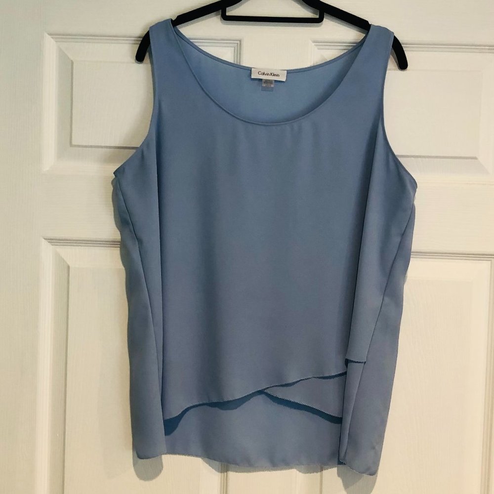Calvin Klein light blue blouse